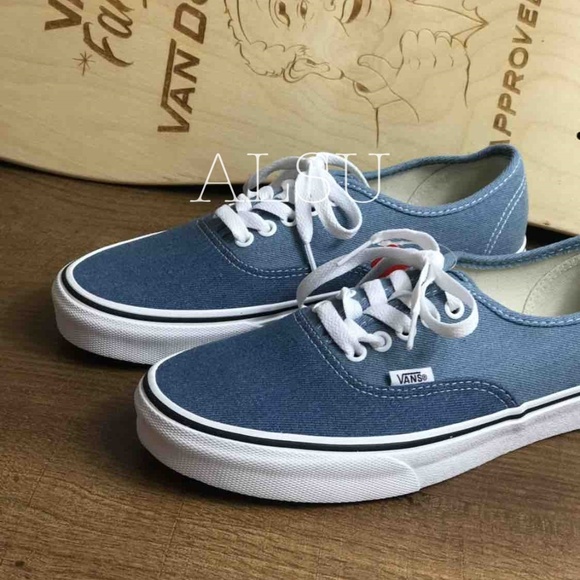 Vans Shoes - NWT VANS Authentic Denim 2 Tone Blue W AUTHENTIC